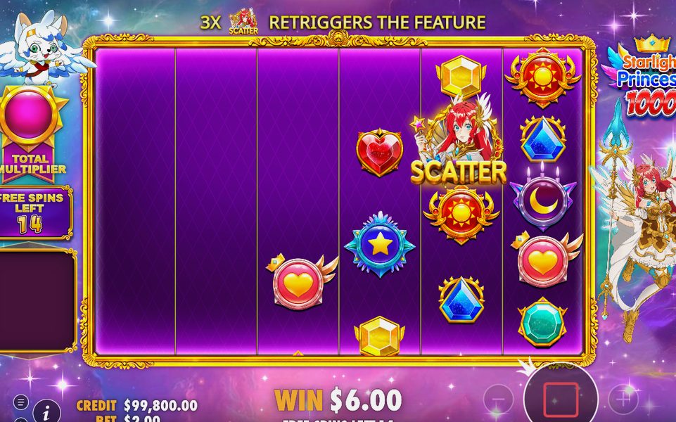 Free spins på lila rullar med stjärnfält